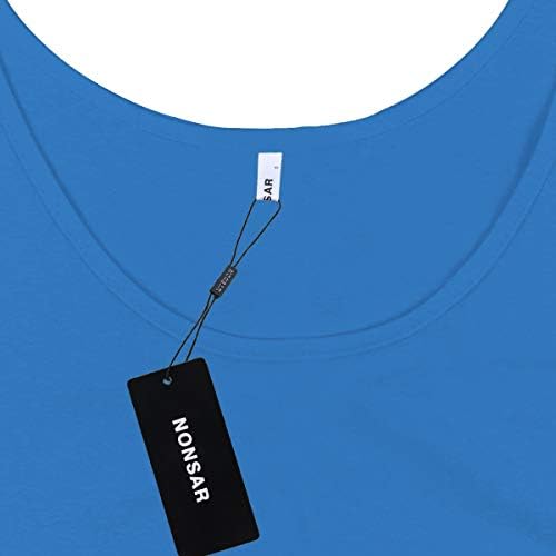 31jsfe7inzl. ac .jpg NONSAR Damen Sommer Tunika Tank Topsựa-sizing Loose Fit Ärmellose Shirt