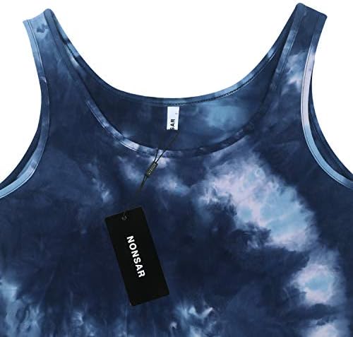 415xvsbb1pl. ac .jpg NONSAR Damen Sommer Tunika Tank Topsựa-sizing Loose Fit Ärmellose Shirt