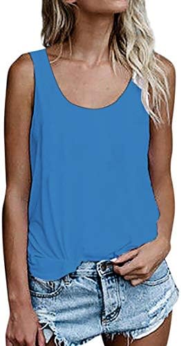 41m82qbelal. ac .jpg NONSAR Damen Sommer Tunika Tank Topsựa-sizing Loose Fit Ärmellose Shirt