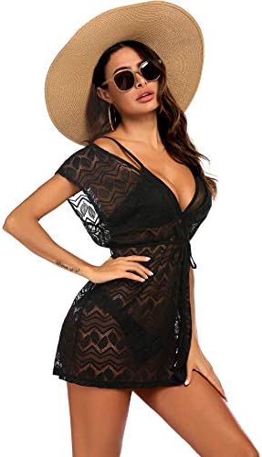 41qeizuy2tl. ac .jpg AI'MAGE Damen Spizte Strandkleid Einzigartig SommerkleidSexy Peros Bademode