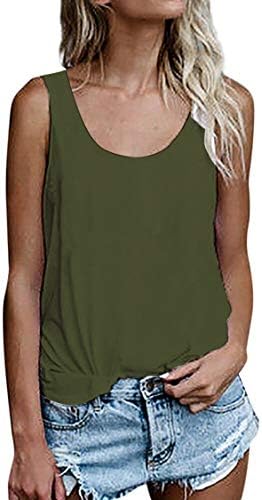 41qykmkvb0l. ac .jpg NONSAR Damen Sommer Tunika Tank Topsựa-sizing Loose Fit Ärmellose Shirt