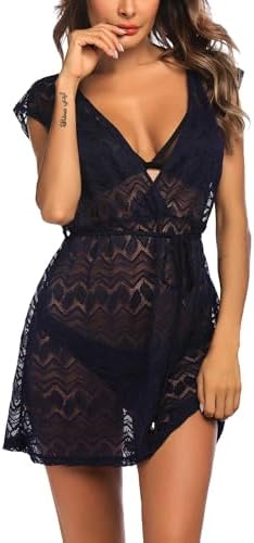 41vxrfxjxvl. ac .jpg AI'MAGE Damen Spizte Strandkleid Einzigartig SommerkleidSexy Peros Bademode