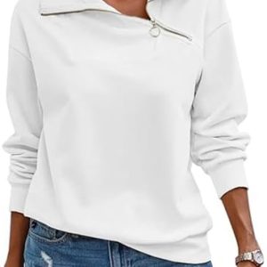 Cuptacc Einfarbig Casual Herbst Pullover Damen OEKO-TEX STANDARD 100