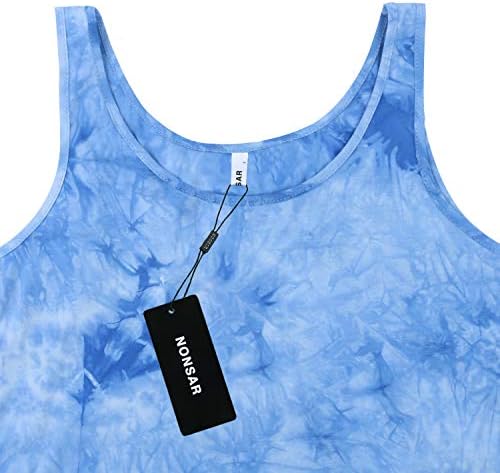 41ydrf58wl. ac .jpg NONSAR Damen Sommer Tunika Tank Topsựa-sizing Loose Fit Ärmellose Shirt