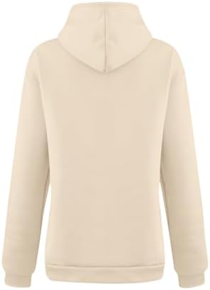 214bdu4qal. ac .jpg Generisch Lässige Leichte Jogginganzug Damen Loose Fit Sport Kapuzenpullover Oversize Langarm Gelb Groß Kleiner Standard