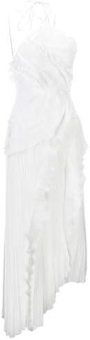 21wuykxffbl. ac .jpg Generisch Sommerkleider Damen Lange fließender Ausschnitt OversIZED T-SHIRT KLEID fuer ALLTAG UND DATEINGETSTUFES MIDIKL