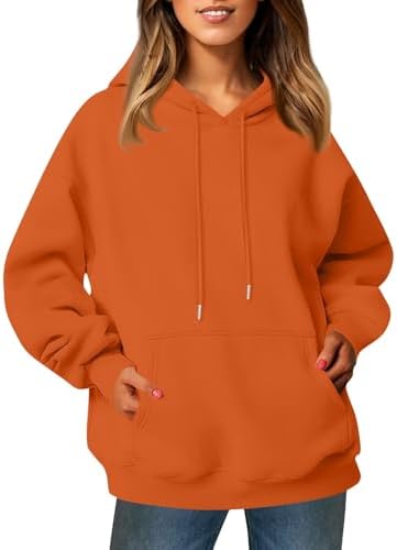31 68qbpsxl. ac .jpg Generisch Lässige Leichte Jogginganzug Damen Loose Fit Sport Kapuzenpullover Oversize Langarm Gelb Groß Kleiner Standard