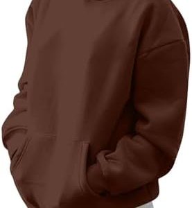 Generisch Lässige Leichte Jogginganzug Damen Loose Fit Sport Kapuzenpullover Oversize Langarm Gelb Groß Kleiner Standard