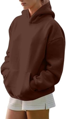 310ni5pewil. ac .jpg Generisch Lässige Leichte Jogginganzug Damen Loose Fit Sport Kapuzenpullover Oversize Langarm Gelb Groß Kleiner Standard