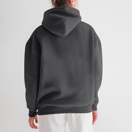 311dyaiwtl. ac .jpg Generisch Lässige Leichte Jogginganzug Damen Loose Fit Sport Kapuzenpullover Oversize Langarm Gelb Groß Kleiner Standard