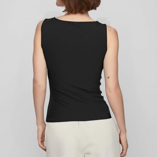 313 lanhebl. ac .jpg Generisch Lässiges Tanktop für Damen zur perfekten Layering-Möglichkeit aus Rippstrick | Schmale Passform generisches D