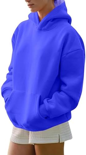 314dvo9oqbl. ac .jpg Generisch Lässige Leichte Jogginganzug Damen Loose Fit Sport Kapuzenpullover Oversize Langarm Gelb Groß Kleiner Standard