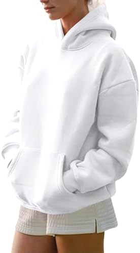 31deqjvlvl. ac .jpg Generisch Lässige Leichte Jogginganzug Damen Loose Fit Sport Kapuzenpullover Oversize Langarm Gelb Groß Kleiner Standard