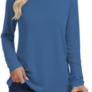 Cuptacc Damen Langarmshirt OEKO-TEX STANDARD 100 Herbst Oberteile Basic Longsleeve Rundhals