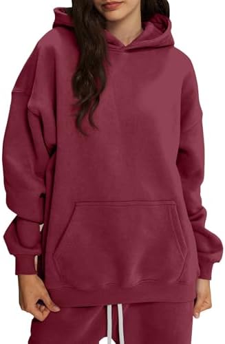 31e890iltzl. ac .jpg Generisch Lässige Leichte Jogginganzug Damen Loose Fit Sport Kapuzenpullover Oversize Langarm Gelb Groß Kleiner Standard