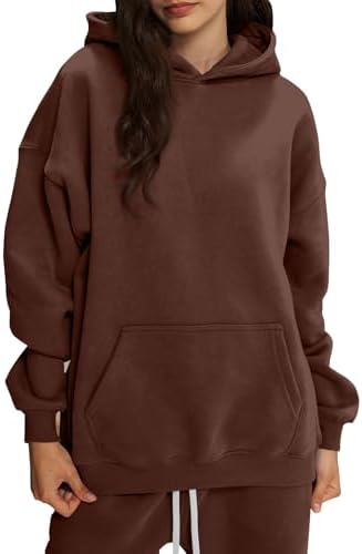 31fjeezq0fl. ac .jpg Generisch Lässige Leichte Jogginganzug Damen Loose Fit Sport Kapuzenpullover Oversize Langarm Gelb Groß Kleiner Standard