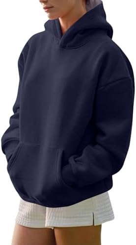 31gmh8yjyzl. ac .jpg Generisch Lässige Leichte Jogginganzug Damen Loose Fit Sport Kapuzenpullover Oversize Langarm Gelb Groß Kleiner Standard