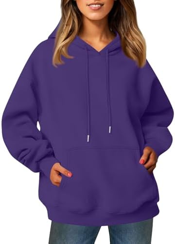 31hvuhioqkl. ac .jpg Generisch Lässige Leichte Jogginganzug Damen Loose Fit Sport Kapuzenpullover Oversize Langarm Gelb Groß Kleiner Standard