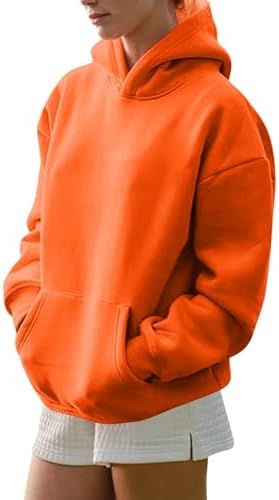 31k1k8t8bl. ac .jpg Generisch Lässige Leichte Jogginganzug Damen Loose Fit Sport Kapuzenpullover Oversize Langarm Gelb Groß Kleiner Standard