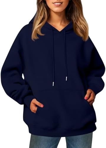 31leelrpazl. ac .jpg Generisch Lässige Leichte Jogginganzug Damen Loose Fit Sport Kapuzenpullover Oversize Langarm Gelb Groß Kleiner Standard