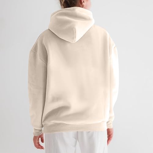 31p9uuluofl. ac .jpg Generisch Lässige Leichte Jogginganzug Damen Loose Fit Sport Kapuzenpullover Oversize Langarm Gelb Groß Kleiner Standard