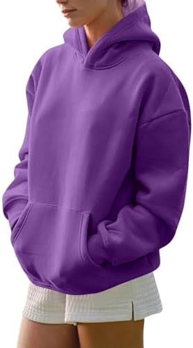 31qtompzaul. ac .jpg Generisch Lässige Leichte Jogginganzug Damen Loose Fit Sport Kapuzenpullover Oversize Langarm Gelb Groß Kleiner Standard