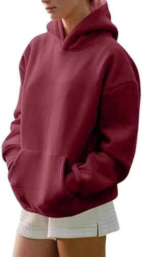 31skvgkflfl. ac .jpg Generisch Lässige Leichte Jogginganzug Damen Loose Fit Sport Kapuzenpullover Oversize Langarm Gelb Groß Kleiner Standard