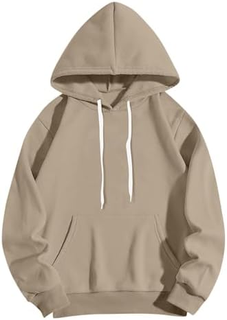 31wnrn6vvxl. ac .jpg Generisch Lässige Leichte Jogginganzug Damen Loose Fit Sport Kapuzenpullover Oversize Langarm Gelb Groß Kleiner Standard