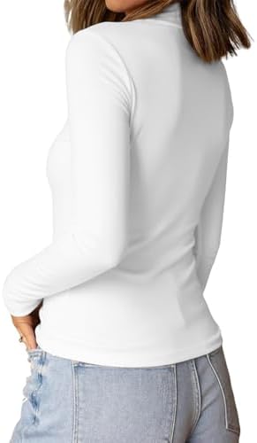 31citddrd7l. ac 1.jpg Cuptacc Langarmshirt Pullover Damen Basic Einfarbig Slim Fit Home Freizeit