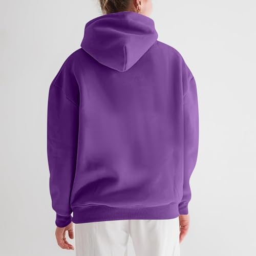 31hllmhrd4l. ac .jpg Generisch Lässige Leichte Jogginganzug Damen Loose Fit Sport Kapuzenpullover Oversize Langarm Gelb Groß Kleiner Standard