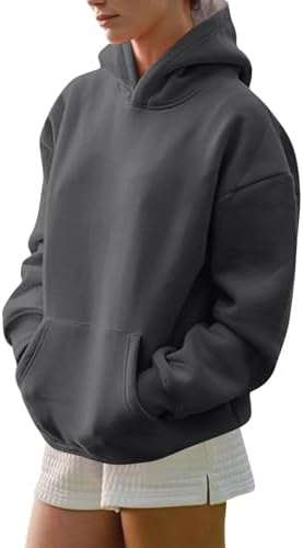 31i6kcgnj0l. ac .jpg Generisch Lässige Leichte Jogginganzug Damen Loose Fit Sport Kapuzenpullover Oversize Langarm Gelb Groß Kleiner Standard