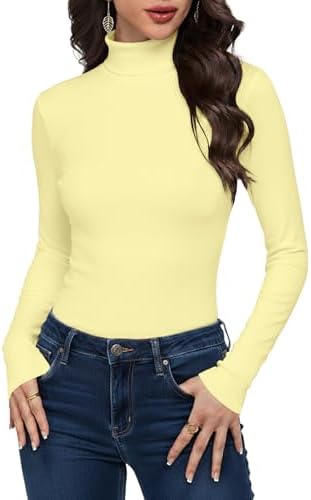 31msolz3w6l. ac 1.jpg Cuptacc Langarmshirt Pullover Damen Basic Einfarbig Slim Fit Home Freizeit