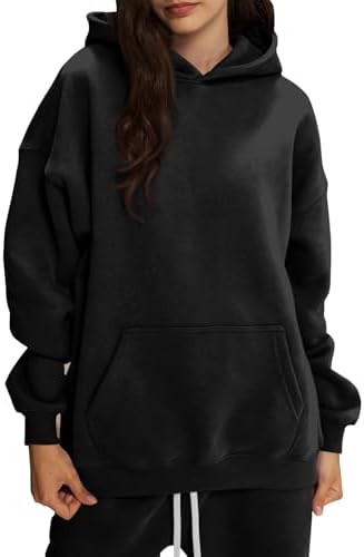 31nkvp9hgml. ac .jpg Generisch Lässige Leichte Jogginganzug Damen Loose Fit Sport Kapuzenpullover Oversize Langarm Gelb Groß Kleiner Standard