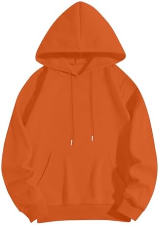 31vem8ys1rl. ac .jpg Generisch Lässige Leichte Jogginganzug Damen Loose Fit Sport Kapuzenpullover Oversize Langarm Gelb Groß Kleiner Standard