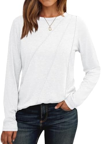 31vhb ved2l. ac 2.jpg Cuptacc Langarmshirt Damen Rundhalsausschnitt Chic Mit Falten OEKO-TEX STANDARD 100