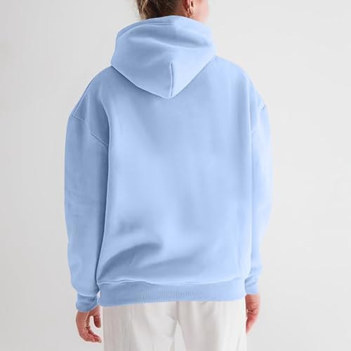 31zu16nh 6l. ac .jpg Generisch Lässige Leichte Jogginganzug Damen Loose Fit Sport Kapuzenpullover Oversize Langarm Gelb Groß Kleiner Standard