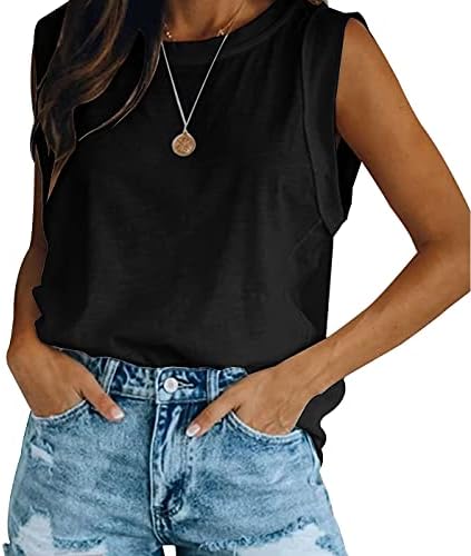 411wcfy7a3s. ac .jpg Ebifin Tops Damen Sommer Tank Top Rundhalsausschnitt Longtops