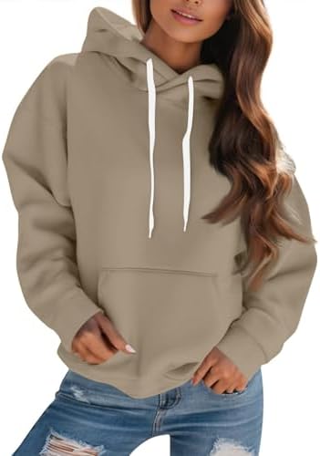 41arcvp7o1l. ac .jpg Generisch Lässige Leichte Jogginganzug Damen Loose Fit Sport Kapuzenpullover Oversize Langarm Gelb Groß Kleiner Standard