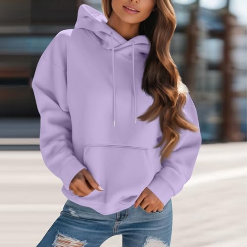 41blrxheejl. ac .jpg Generisch Lässige Leichte Jogginganzug Damen Loose Fit Sport Kapuzenpullover Oversize Langarm Gelb Groß Kleiner Standard