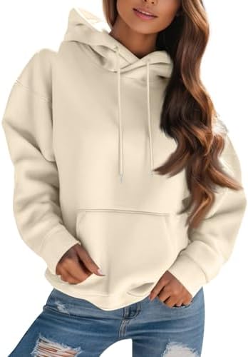 41h5ijis ll. ac .jpg Generisch Lässige Leichte Jogginganzug Damen Loose Fit Sport Kapuzenpullover Oversize Langarm Gelb Groß Kleiner Standard