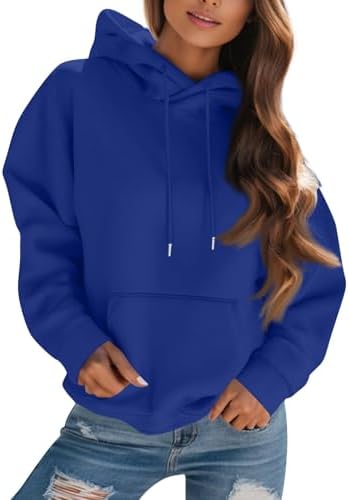 41h7mjmbmil. ac .jpg Generisch Lässige Leichte Jogginganzug Damen Loose Fit Sport Kapuzenpullover Oversize Langarm Gelb Groß Kleiner Standard