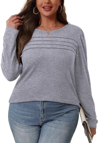 41r5lmlfffl. ac .jpg Cuptacc Damen Langarmshirt Rundhals Locker Oberteile Mit Knöpfen