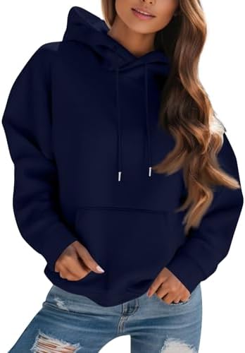 41sfocmvqxl. ac .jpg Generisch Lässige Leichte Jogginganzug Damen Loose Fit Sport Kapuzenpullover Oversize Langarm Gelb Groß Kleiner Standard