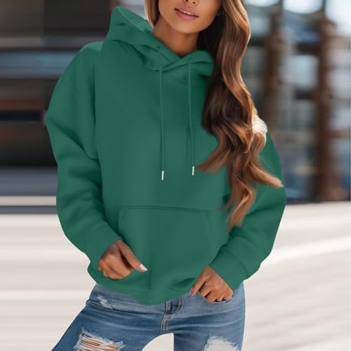 41srllszn6l. ac .jpg Generisch Lässige Leichte Jogginganzug Damen Loose Fit Sport Kapuzenpullover Oversize Langarm Gelb Groß Kleiner Standard