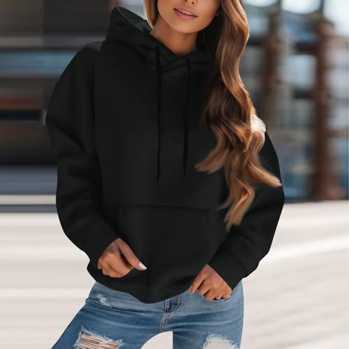 41yjhgr7dtl. ac .jpg Generisch Lässige Leichte Jogginganzug Damen Loose Fit Sport Kapuzenpullover Oversize Langarm Gelb Groß Kleiner Standard