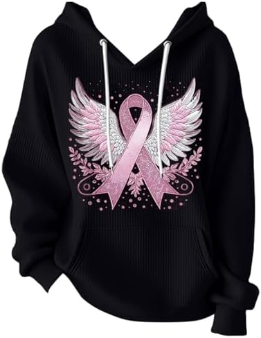 41zxarbedml. ac .jpg HOOUDO Damen Oversize Pullover Hoodie Herbst Winter Cardigan Mit Kapuze Langarm V-Ausschnitt