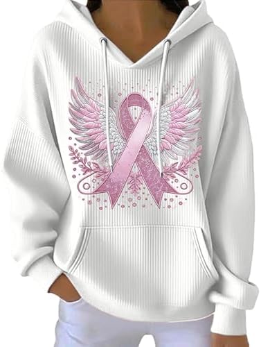 41avuge3gl. ac .jpg HOOUDO Damen Oversize Pullover Hoodie Herbst Winter Cardigan Mit Kapuze Langarm V-Ausschnitt