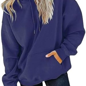 Generisch Damen Casual Hoodie Weihnachtsoberteil Langarm Seil Top