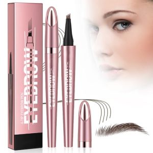 3D Wasserdichter Microblading Augenbrauenstift für Natürliches Make up | 2025 Neu Upgrade Magie microblading eyebrow pe