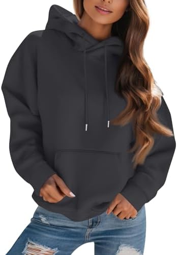 41daxxsbejl. ac .jpg Generisch Lässige Leichte Jogginganzug Damen Loose Fit Sport Kapuzenpullover Oversize Langarm Gelb Groß Kleiner Standard